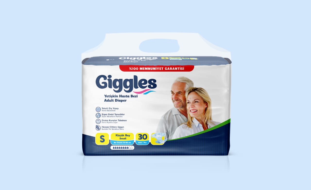 Giggles Adult Diapers Small 30 Diapers