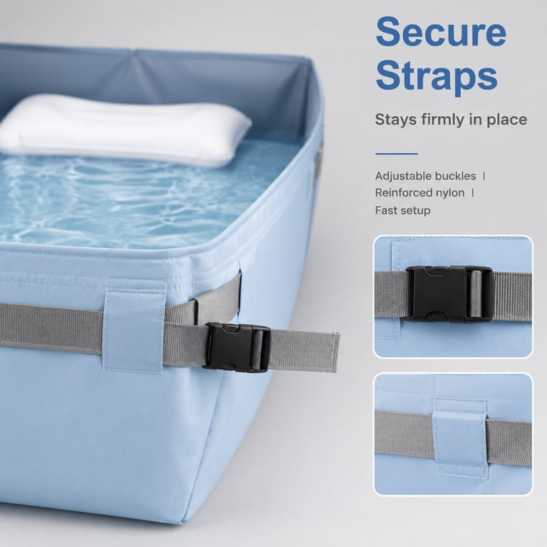 Foldable shower mattress