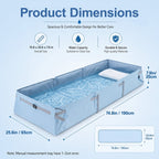 Foldable shower mattress